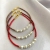 Stainless Steel Small Bracelet, High Imitation a Pearl Imported Bead Bohemian Bracelet
