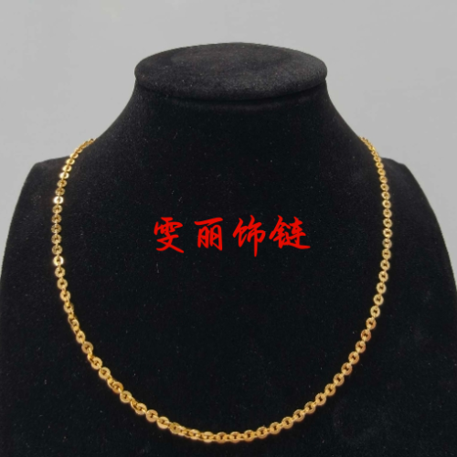 欧美超细铜链精致不掉色素链 小众轻奢 百搭 气质男女同款颈链