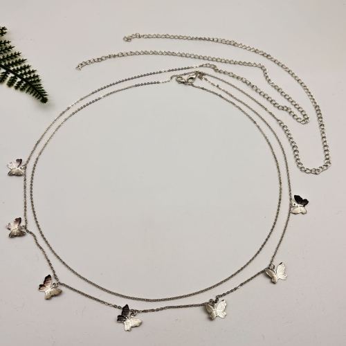 时尚腰链、夏季性感身体链、沙滩复古皮绳链