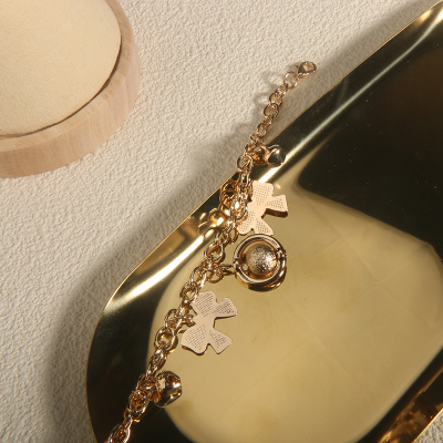 Butterfly Bracelet Gold Plated Charm Bracelet For Women Giirls 