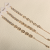 Wholesale Gold Plated Butterfly Heart  bracelet Charm GIft for Women Girls Adjustable