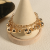 Gold Plated Ball Bracelet For Women Girls Charm Bracelet