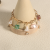 Women Cubic Zircon Charm Bracelet Gold Plated Pearl Crystal Charms Bracelets