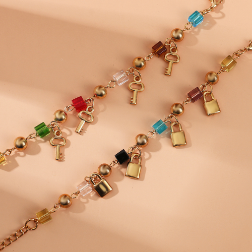 key lock bracelet female ins special-interest design simple temperamental all-match high-grade fashion summer bracelet jewelry
