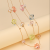 Double-Layer Crystal Stone Colorful Fashion Big Necklace Simple All-Match