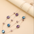 Double-Layer Purple Crystal Stone Fashion Big Necklace Simple All-Match