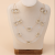 Double-Layer Transparent Yellowish Square Fashion Big Necklace Simple All-Match