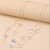 Double-Layer Transparent Yellow-blue Round Fashion Big Necklace Simple All-Match