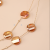 Double-Layer Transparent Rufous Round Fashion Big Necklace Simple All-Match