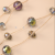 Double-Layer Pentachromic Spheroidal and Ellipsoidal Fashion Big Necklace Simple All-Match