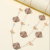 Double-Layer Khaki Flake Fashion Big Necklace Simple All-Match