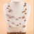 Three-Layer Brown Round Ball Cube Sugar Fashion Big Necklace Simple All-Match