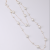 Three-Layer Yellow Chain White Round Ball Pearl Fashion Big Necklace Simple All-Match