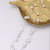 Three-Layer Silver Chain White Round Ball Pearl Fashion Big Necklace Simple All-Match