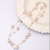 Three-Layer Cream Round Ball Pearl Fashion Big Necklace Simple All-Match