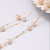 Three-Layer Cream Polyhedral Ellipsoidal Round Ball Pearl Fashion Big Necklace Simple All-Match