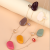 Double-Layer Six-color Irregular Cobblestone Fashion Big Necklace Simple All-Match