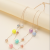 Double-Layer Six Color Round Ball Fashion Big Necklace Simple All-Match