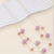 Double-Layer Purple Round Ball Fashion Big Necklace Simple All-Match