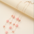 Double-Layer Pink Round Ball Fashion Big Necklace Simple All-Match