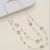 Double-Layer Yellow-green Floriated Round White Pearl Fashion Big Necklace Simple All-Match