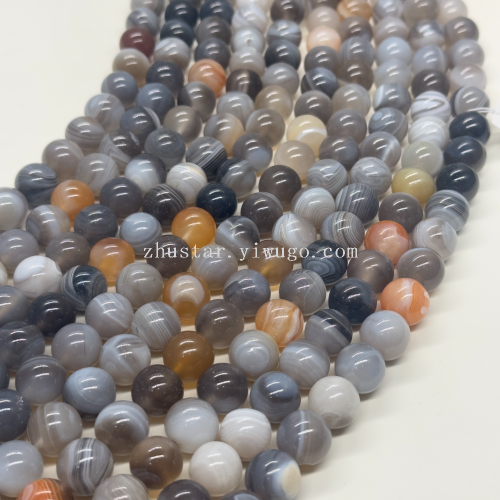 natural stone persian gulf agate ball bracelet diy scattered beads