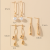 Three Pairs of Exaggerated Personalized Retro Temperament Earrings
