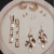 6 Pairs Peach Heart Zircon Pearl Stud Earrings Three Circles Reel Chain Hanging Leaf Shaped Earrings Set