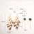 Fashion Popular Hot-Selling Product 9 Piece round Pearl Rhinestone C- Type Small Ear Studs Earrings Set