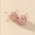 Simple Summer High-Grade Pink Pearl Stud Earrings