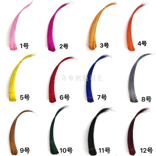 Spot Supply Ostrich Hair Pole 60-65cm Color Decoration Props Hat Clothes Accessories Decoration Feather Rod