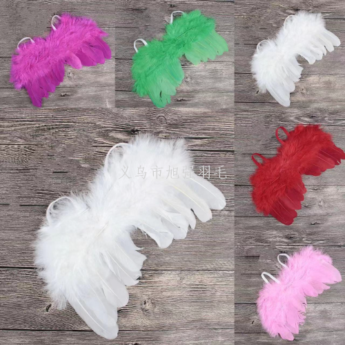 Factory Wholesale Cute Feather Angel Wings Children‘s Photography Clothing Accessories Pendant Feather Stage Performance
