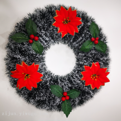 Christmas Flower Accessories Garland Wool Tops Garland Christmas Tree Garland Christmas Decoration Accessories