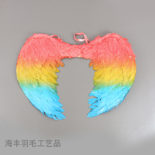 children‘s angel wings feather angel wings stage performance feather wings wedding feather wholesale