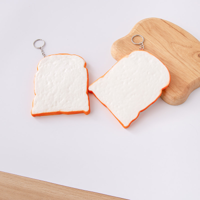 Squishy Toast Bread Slow Rebound Simulation Food Squeezing Toy Photography Window Display Baby Children's Teaching Aids