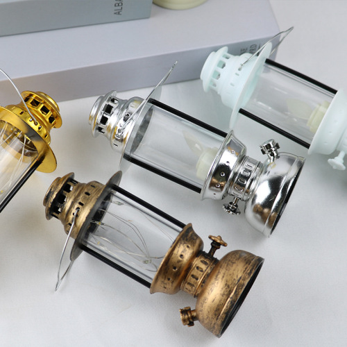 新款跨境LED电子蜡烛复古宫灯马灯风灯圣诞节万圣装饰品一件代发