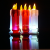 Led Electronic Sequins Light Shell Wedding Celebration Christmas Halloween Decoration Wine Glass Simulation Candle Light Customizable Pattern