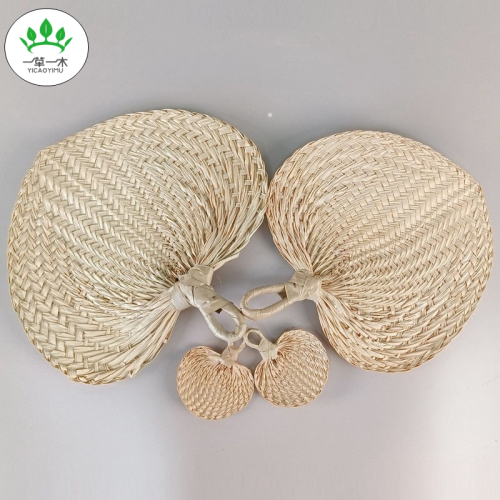 palm leaf woven fan straw woven summer cool mosquito repellent hand fan hand woven fan guesthouse decoration fan