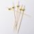 12cm Fruit Toothpick Creative Flower Toothpick Disposable BBQ Bamboo Sticks Decoration Golden Balls Fork Snack Fruit Toothpick