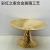 Clear Luxury Style Alloy Dried Fruit Tray European Living Room Fruit Plate Creative Furnishings Ornaments