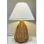 Cross-Border Rattan Woven Paper String Table Lamp Bedroom B & B Bedside Decorative Lamp Desk Hand Woven Cloth Vintage Table Lamp