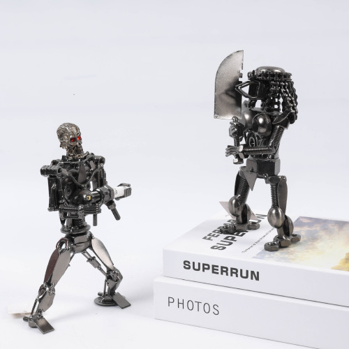 厂家供应金属铁艺地狱战士骷髅咖啡厅酒吧家居酒店摆设工艺品批发