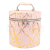 New Pu Portable Three-Piece Set Cosmetic Bag Handmade Makeup Storage Bag Skin Care Cosmetics Storage Bag Storage Box