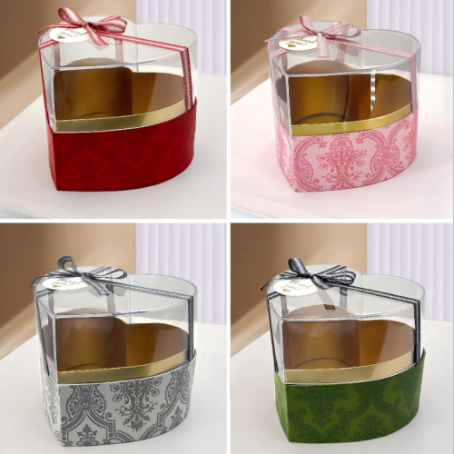 心形亚克力高档礼品盒定制 生日礼物包装盒 圣诞节情人节礼物盒