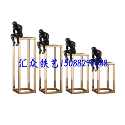 Simple Creative Modern Home Furnishings TV Cabinet Crafts Character Ornaments Stairs Living Room Study Decorations