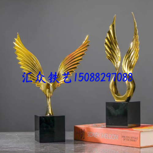 Flying Eagle Wings Affordable Luxury Style Decoration Modern Household TV Cabinet Creative Upscale Living Room Entrance and Wine Cabinet Soft Decoration