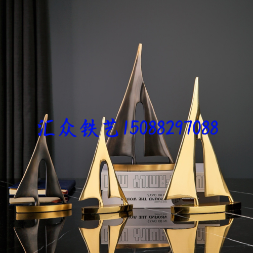 Smooth Sailing Sailboat Decoration Nordic Modern Light Luxury Creative Home Living Room Wine Cabinet Decorations Office Furnishings