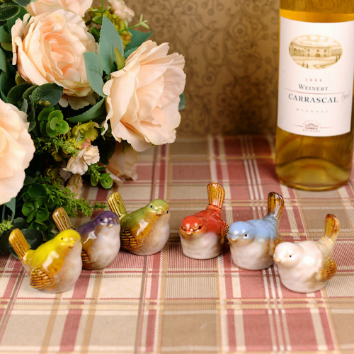 Ceramic handicrafts ornaments, small bird decorations, couple bird decorations, creative home decor