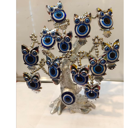 仿真花工艺品树脂工艺品亚克力花工艺品乔迁礼品摆件蓝眼睛