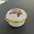 White Ceramic Jewelry Box Applique Jewelry Box Stained Paper Jewelry Box Customizable Decoration Home Supplies Crafts